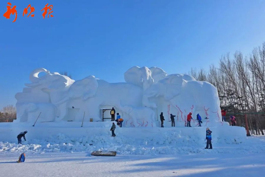 哈尔滨大雪雕，匠心独运，纯净水的魔力之旅