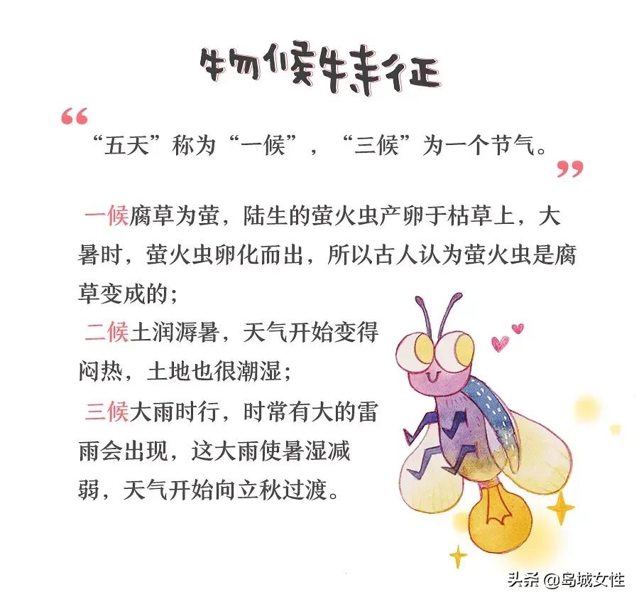 中国传统节气中的热浪来袭，小暑大暑入伏的季节变迁