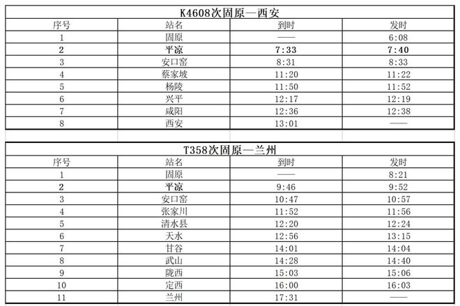 平凉至甘南火车时刻表全面解析