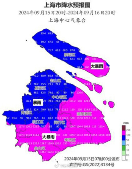 贝碧嘉带来的上海最强降水，自然力量的壮丽展现