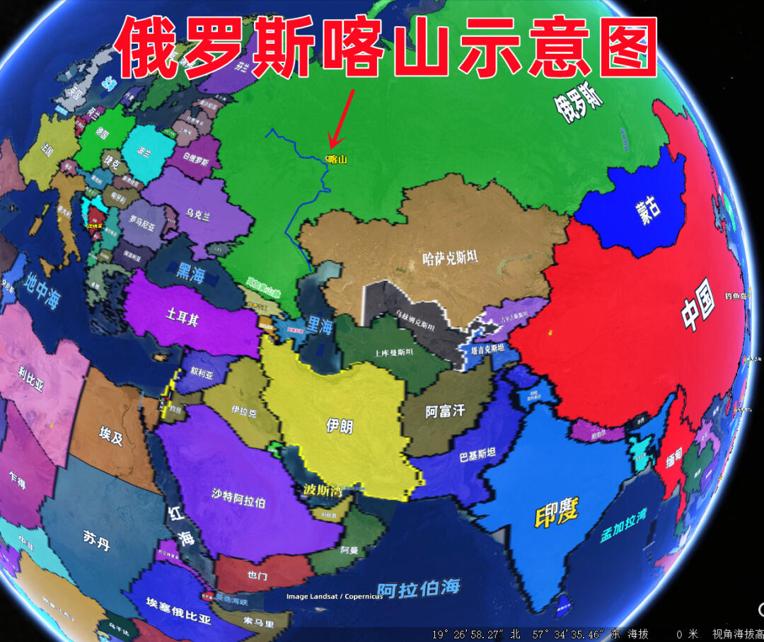 喀山地图全图高清版